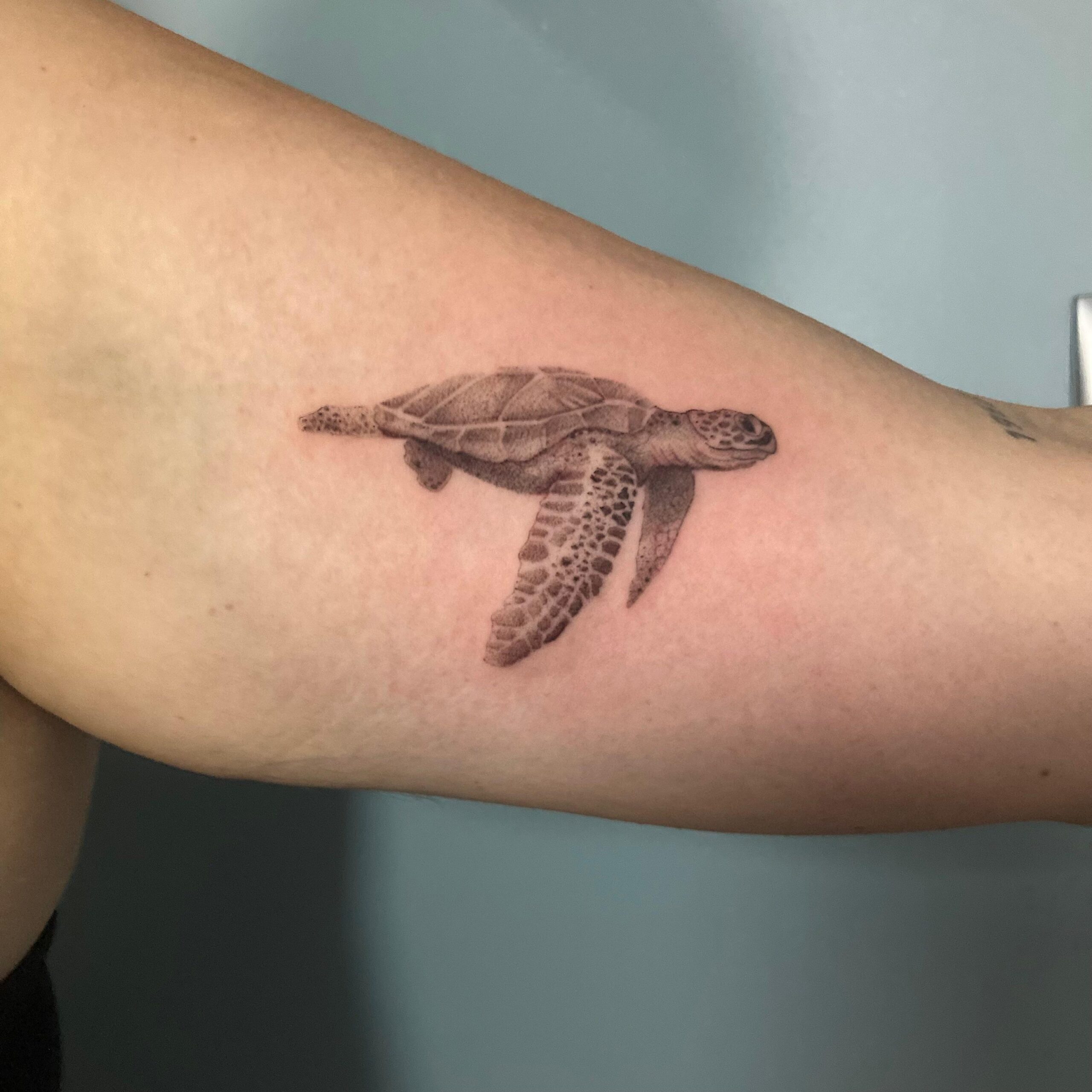 Tatuaje de microrrealismo con alto nivel de detalle